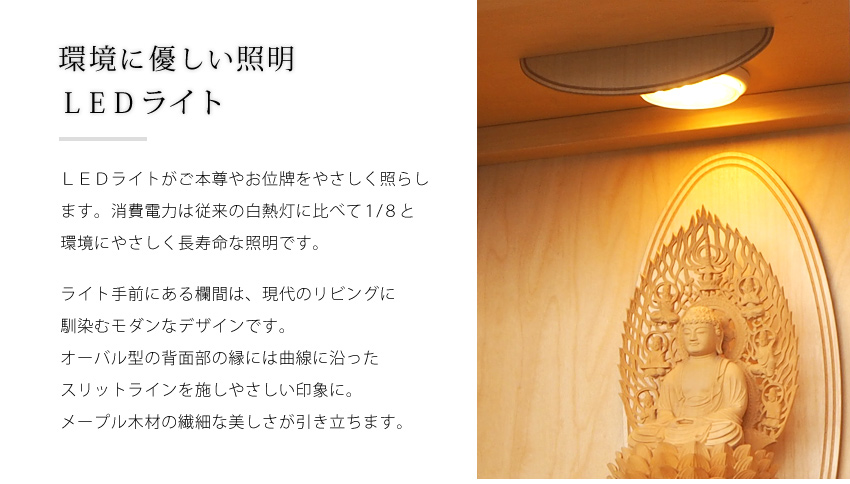 環境に優しい照明　LEDライト